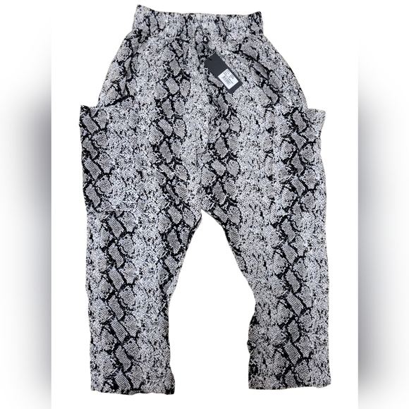 One Teaspoon Unisex Snake Pit Harem Pants - Picture 2 of 12